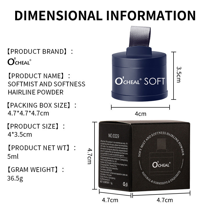 Hairline Powder Waterproof And Sweat-proof Men And Women Decoration